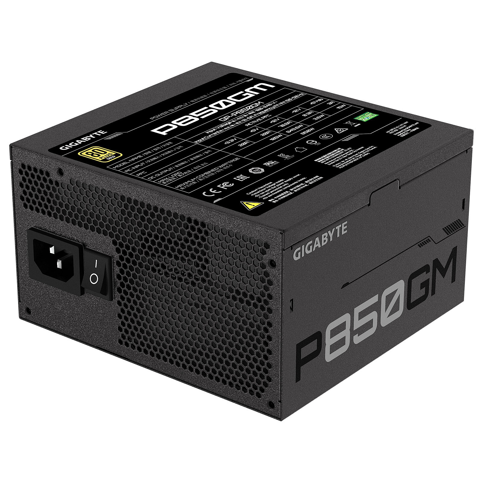 GIGABYTE 850W - GP-P850GM - 80 plus Gold Modulaire