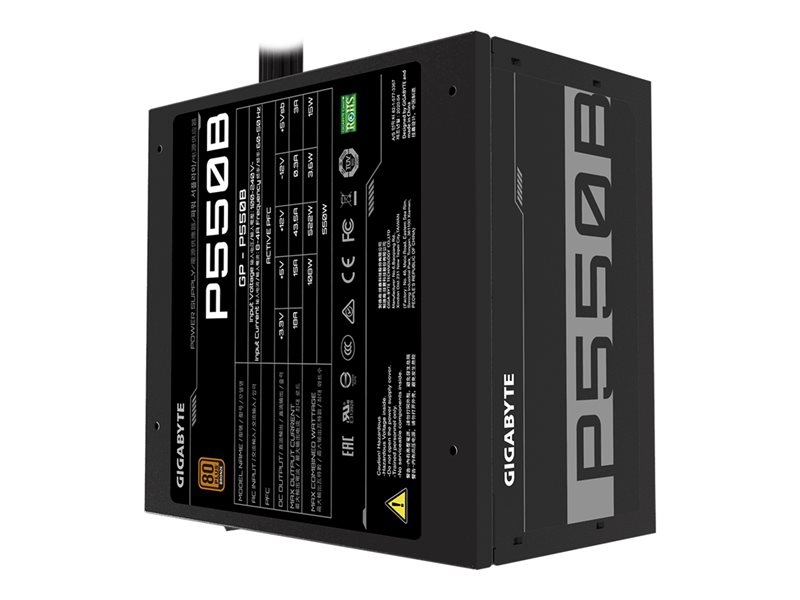Aucune photo du produit GIGABYTE 550W  - GP-P550B - 80 plus Bronze