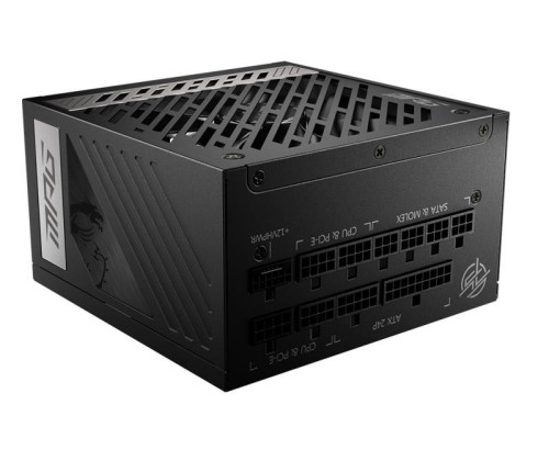 MSI MPG A1000G -PCIE 5 - ATX 3.0 - 80  Gold, modulaire, connecteur PCIE5.