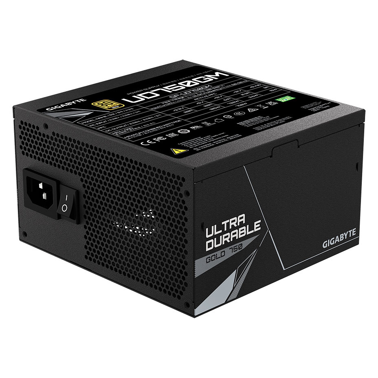GIGABYTE 750W - GP-UD750GM - 80 plus Gold