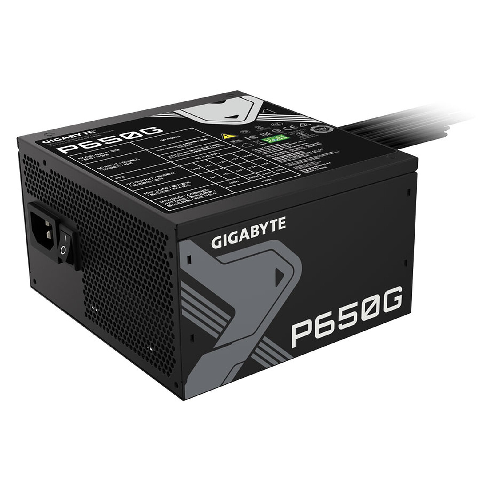 GIGABYTE 650w - GP-P650G - 80 plus Gold