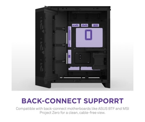 Aucune photo du produit NZXT H9 Flow RGB (CM-H92FB-R1) Dual-Chamber Mid-Tower Case w/ RGB Fans - All Black