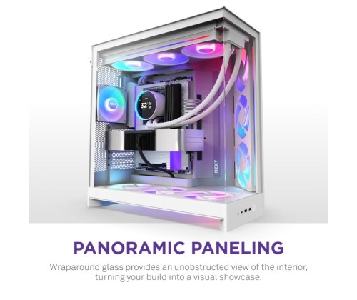Aucune photo du produit NZXT H9 Flow RGB  All White