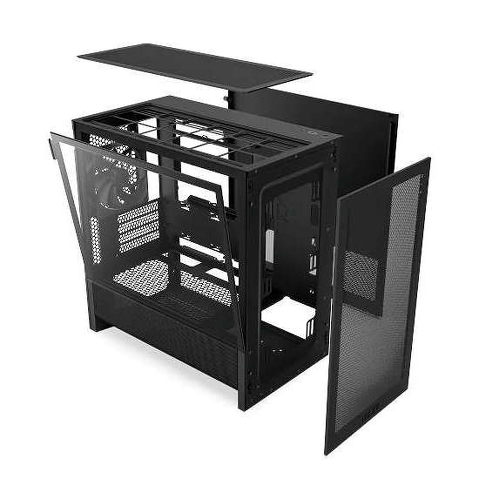 Aucune photo du produit NZXT H3 Flow micro-ATX Mid-tower Case - All Black Color
