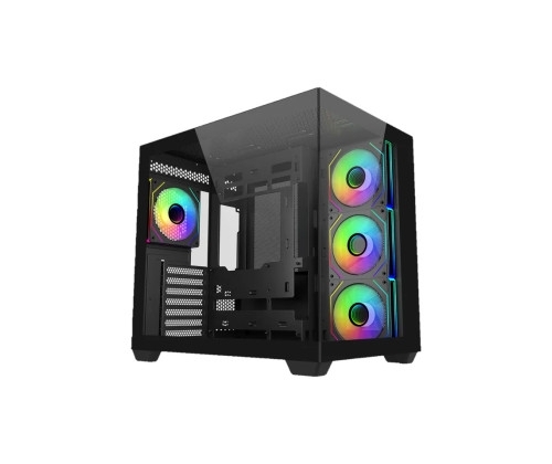 COOLER MASTER Elite 681 Black, Format ATX, livré avec 4 ventilateurs RGB.