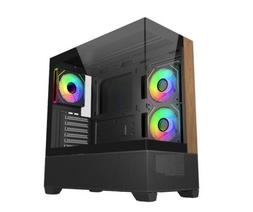 Aucune photo du produit COOLER MASTER Elite 690 Wood Black