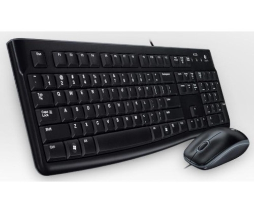 LOGITECH Desktop MK120 - ensemble clavier et souris - Français, Noir.