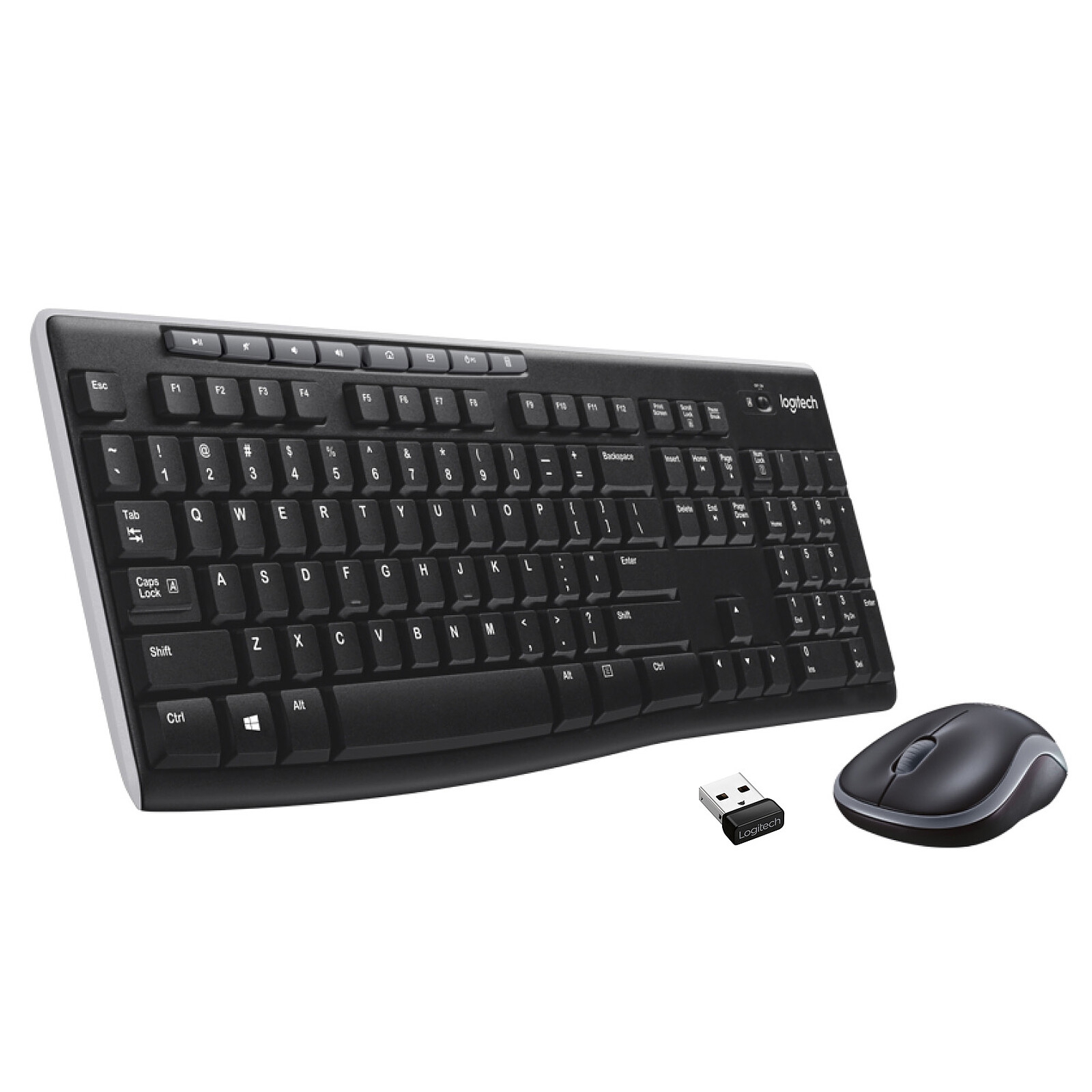 Logitech KIT MK270 sans fil Noir Retail