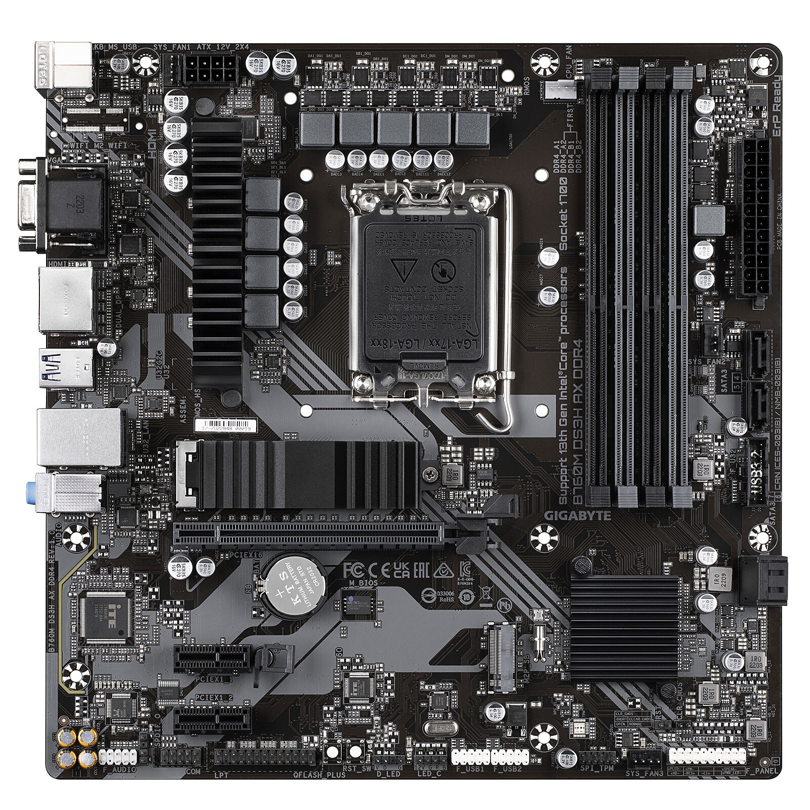 Aucune photo du produit GIGABYTE B760M DS3H DDR4