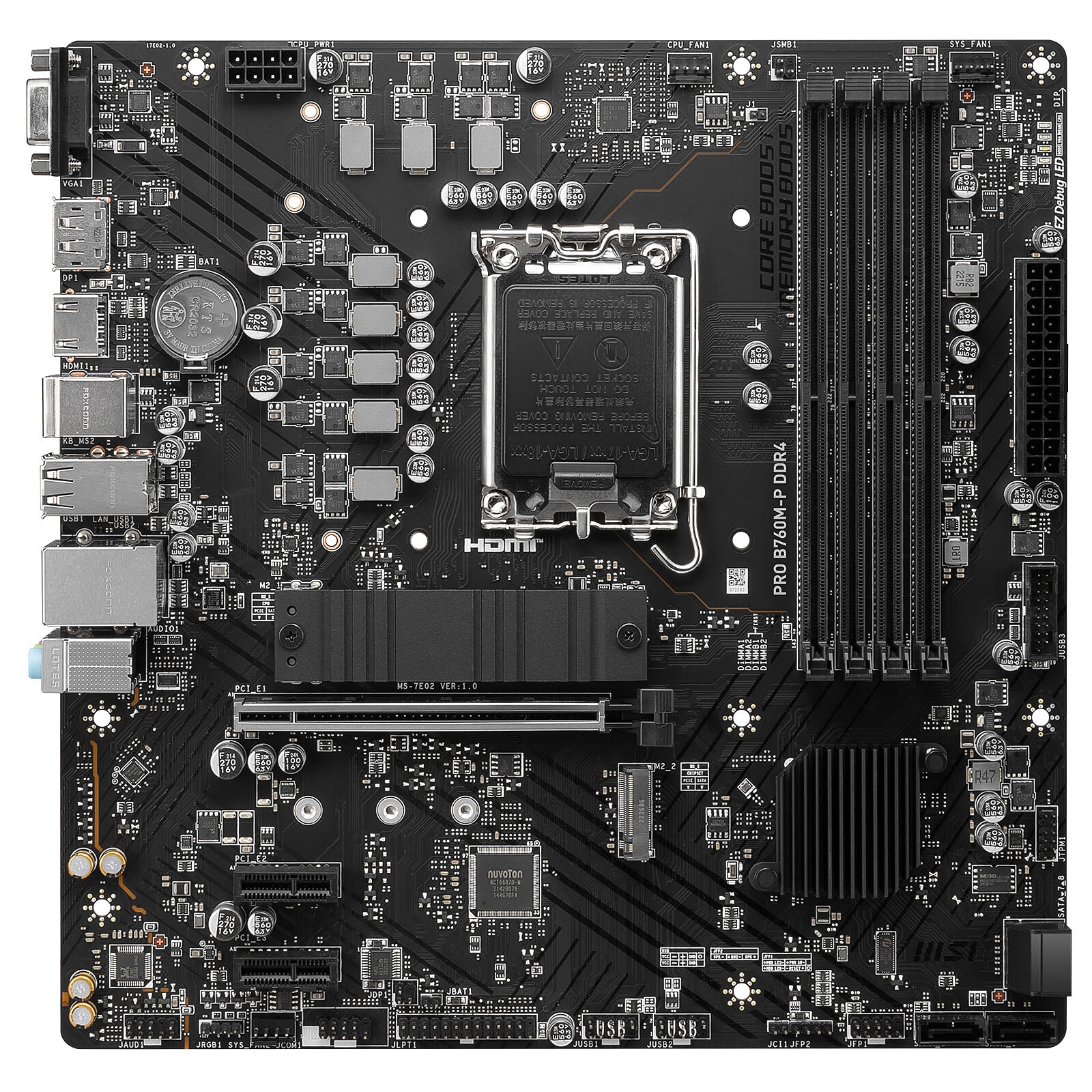 Aucune photo du produit MSI PRO B760M-P DDR4