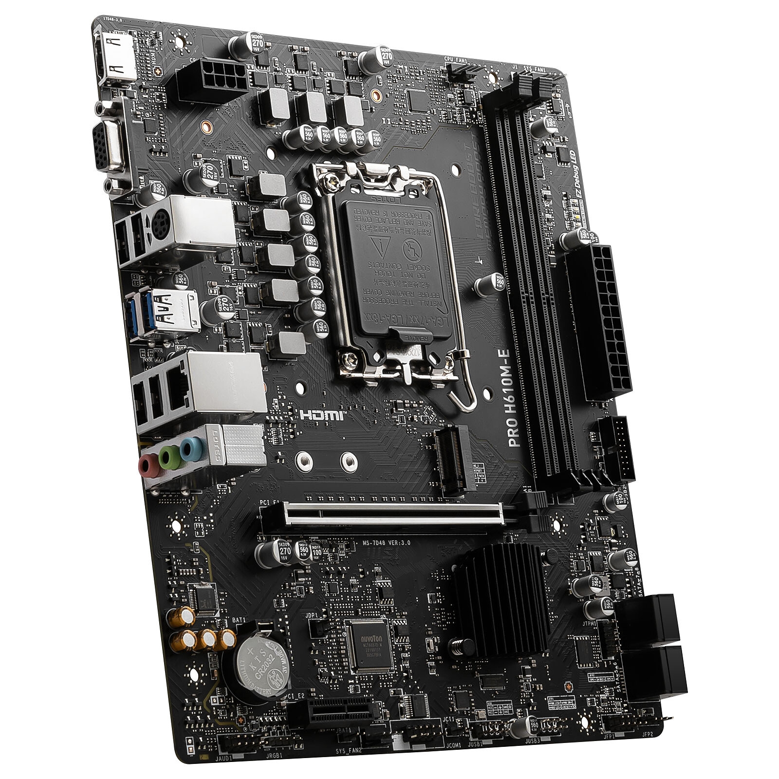 Aucune photo du produit MSI PRO H610M-E DDR5
