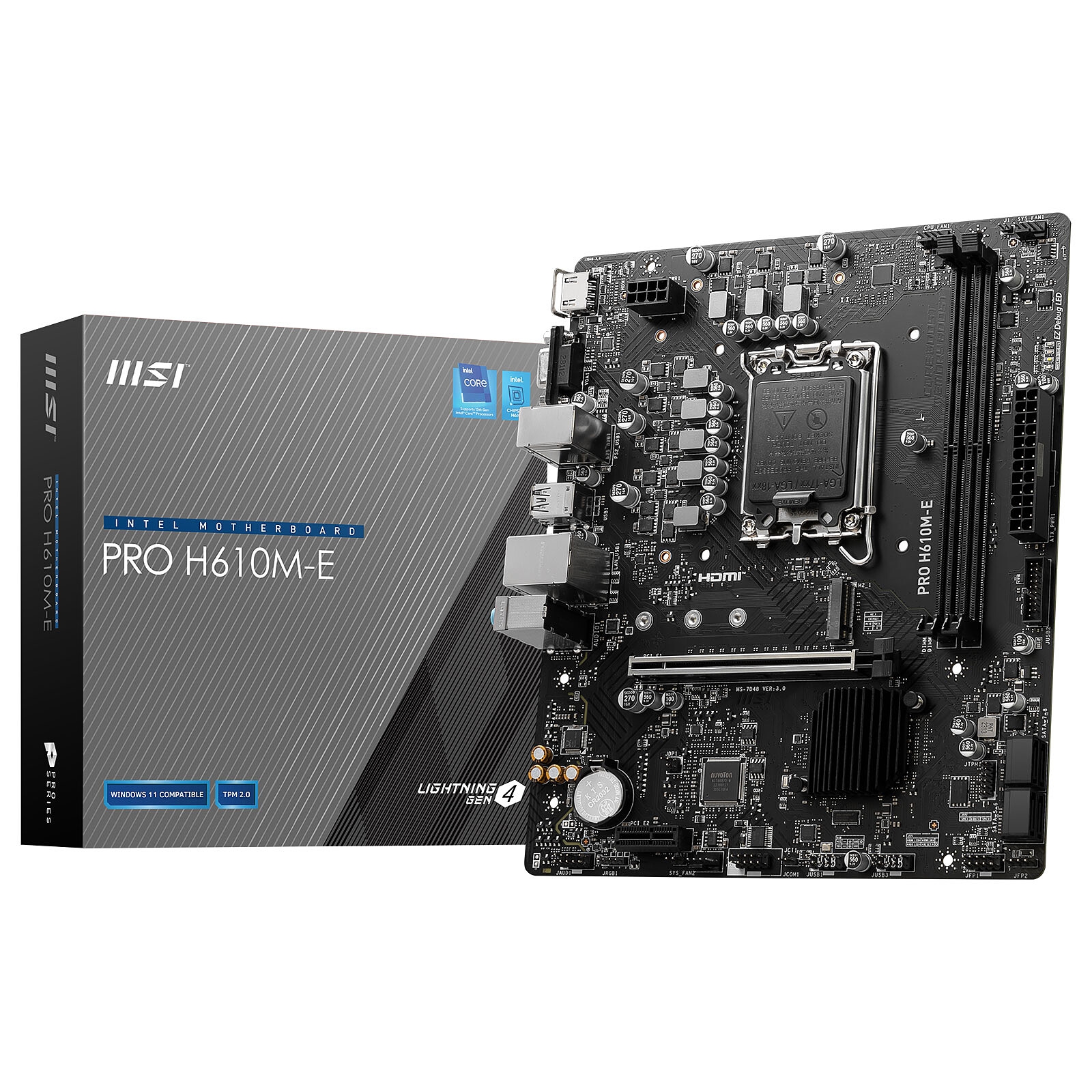 Aucune photo du produit MSI PRO H610M-E DDR5