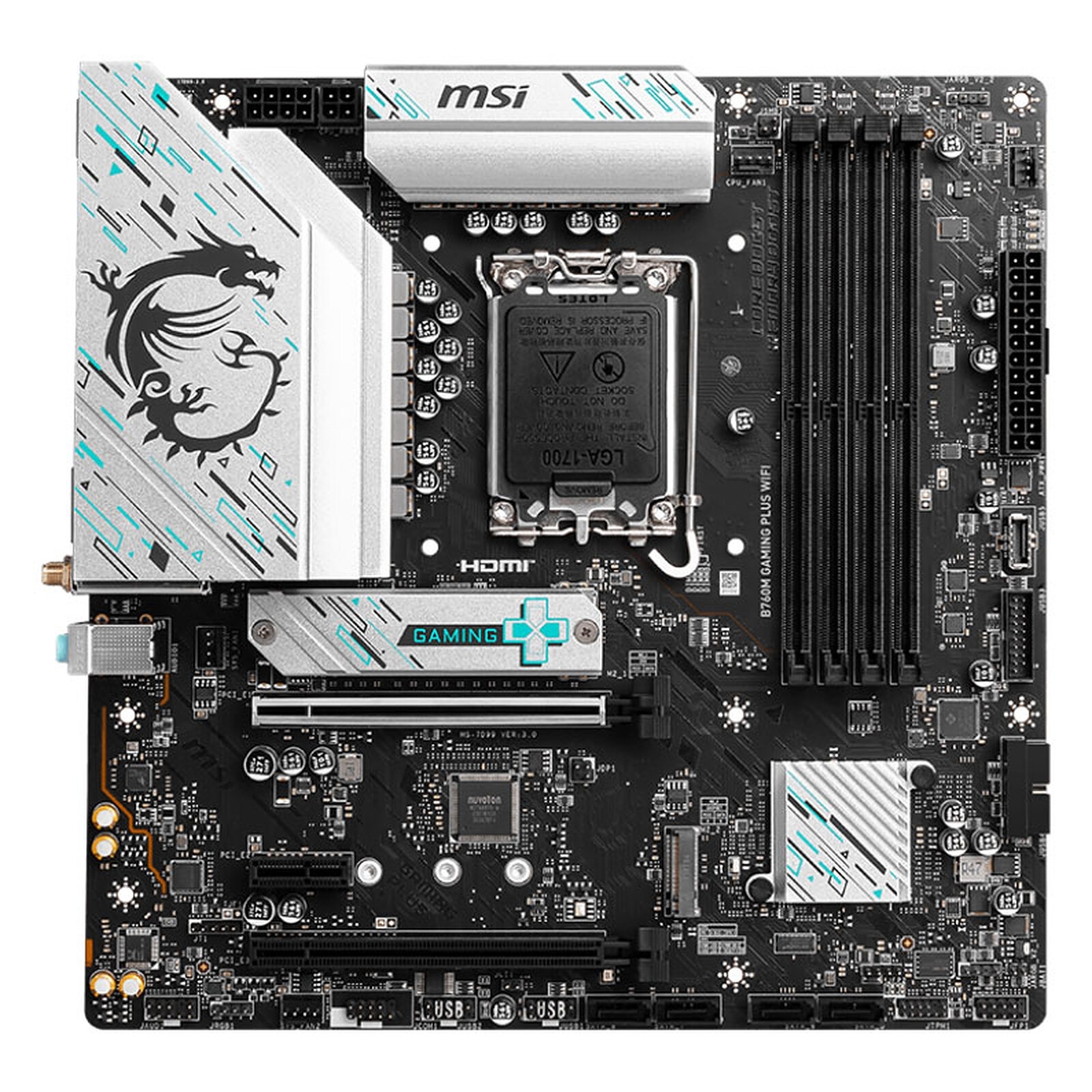 Aucune photo du produit MSI B760M GAMING PLUS WIFI