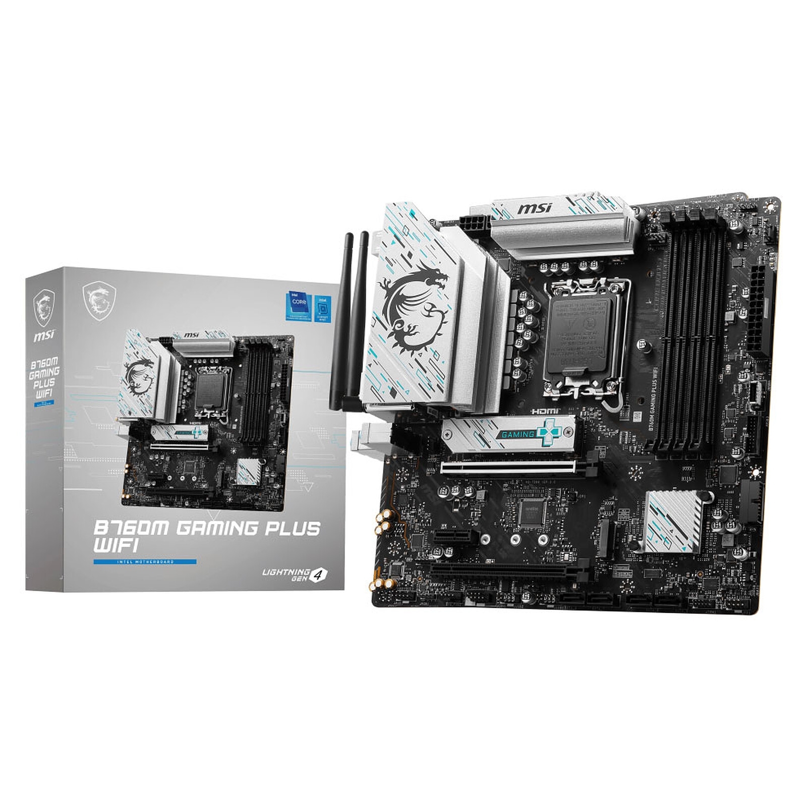 Aucune photo du produit MSI B760M GAMING PLUS WIFI