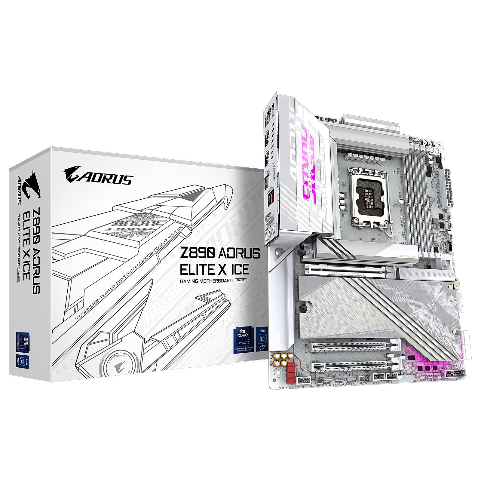 Aucune photo du produit GIGABYTE Z890 AORUS ELITE X ICE