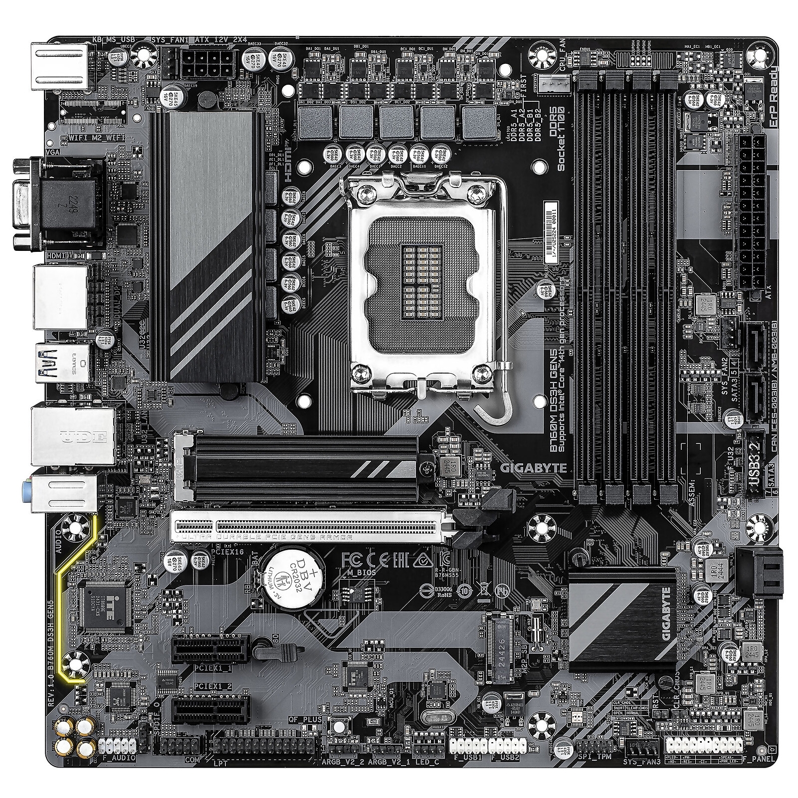 Aucune photo du produit GIGABYTE B760M DS3H GEN5