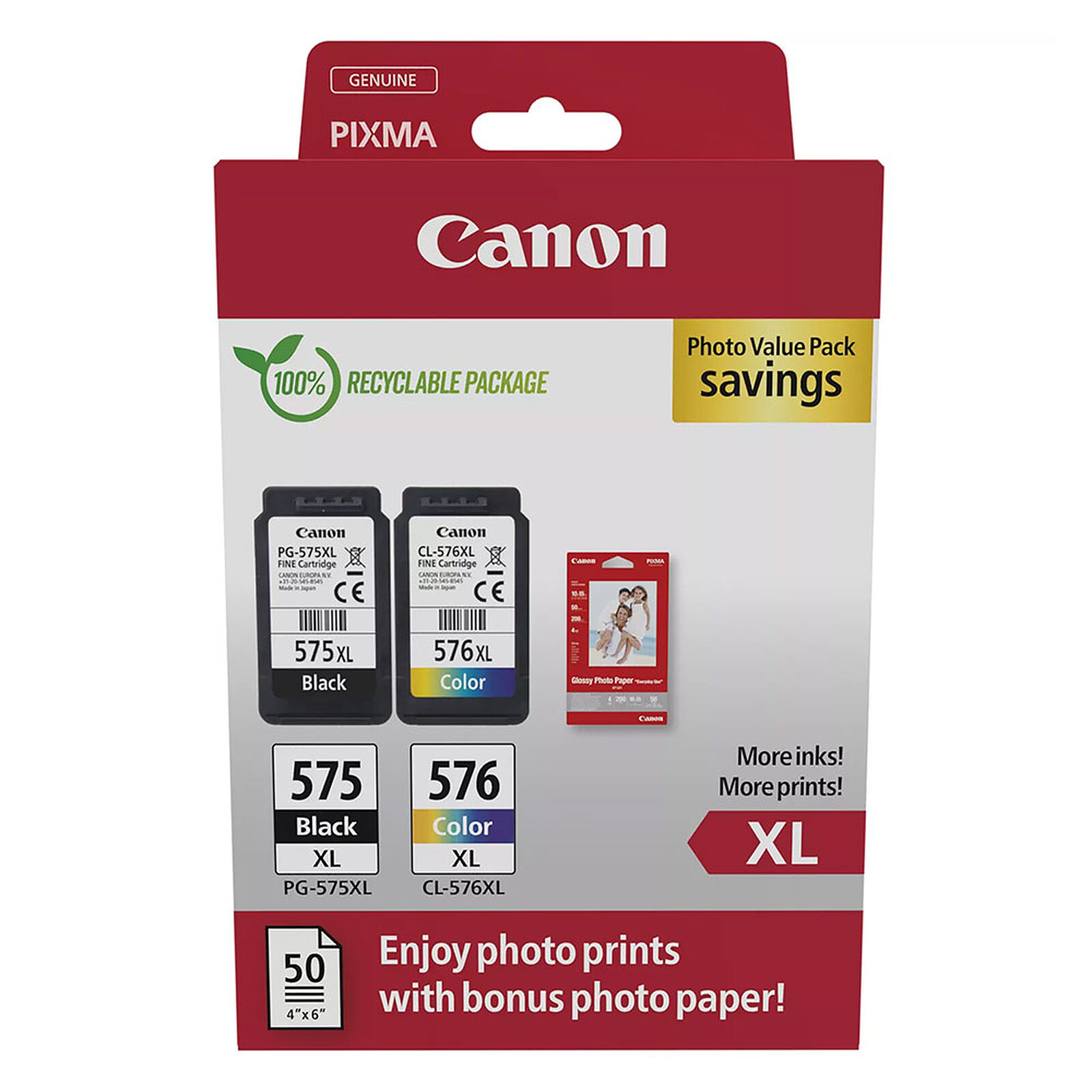 CANON PG-575XL/CL-576XL Pack