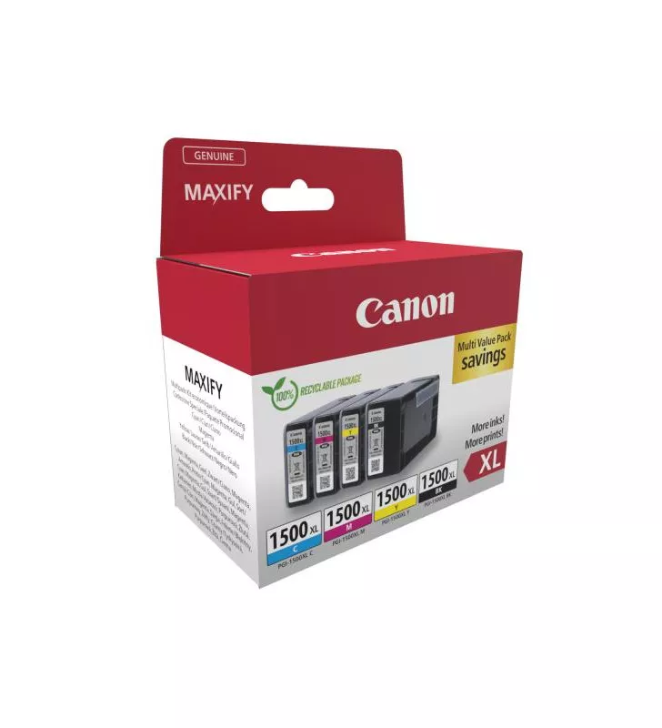 Aucune photo du produit CANON PGI-1500XL KIT BK/C/M/Y