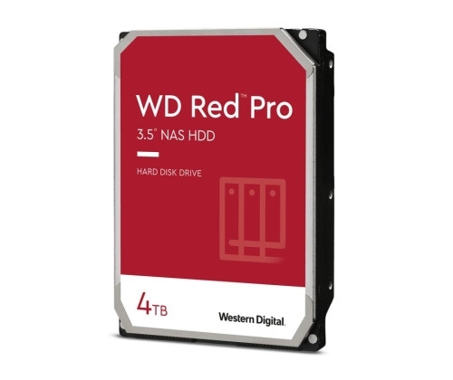 Western Digital Red Pro disque dur 4 To 7200 tr/min, 256 Mo de cache, format 3½.