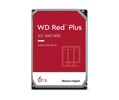 Western Digital Red Plus WD60EFPX disque dur 6 To 5400 tr/min