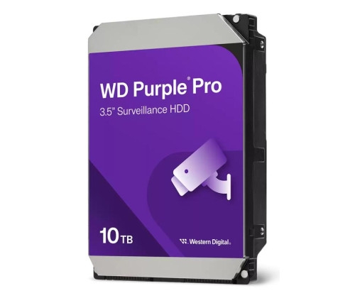 Western Digital HDD Purple Pro 10To, format 3½, 7200trs