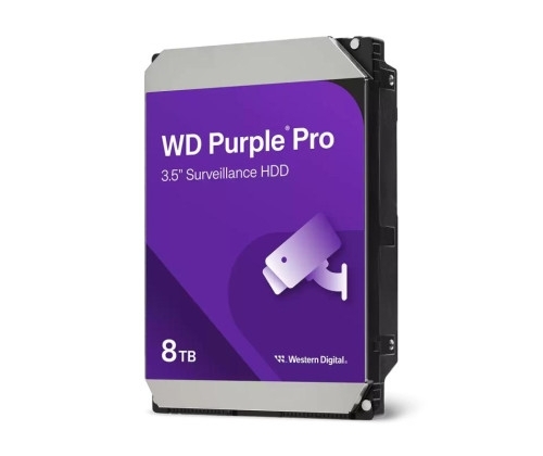 Western Digital Purple Pro Smart Video HDD 8TB disque dur 8 To 7200 tr/min 3.5''.