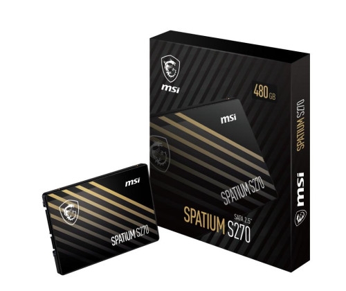 Aucune photo du produit MSI SPATIUM S270 SATA 2½ 480 Go