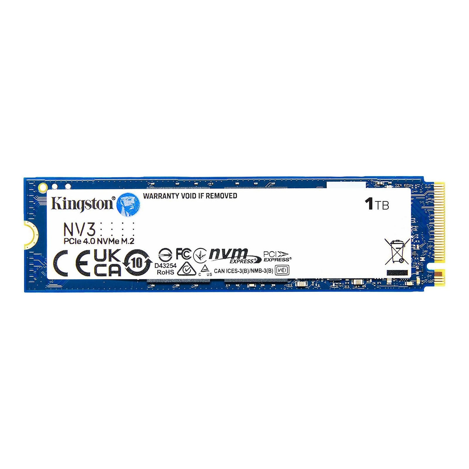Aucune photo du produit Kingston Technology 1000 Go NV3 M.2 2280 NVMe PCIe 4.0