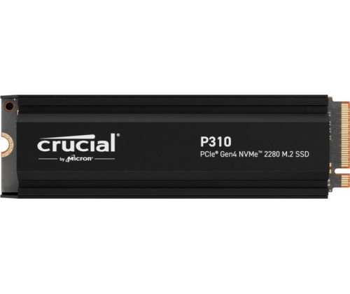 CRUCIAL P310 2 To PCIe Gen4 M.2 Nvme avec heatsink (CT2000P310SSD5).