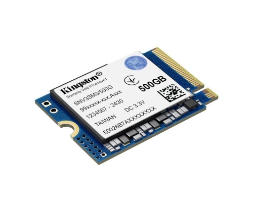 KINGSTON SNV3SM3/500G SSD 500 Go M.2 NVMe 2230 PCIe 4.0 (SNV3SM3/500G).
