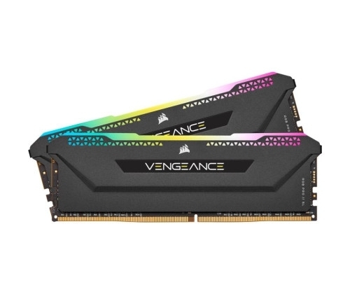 Aucune photo du produit CORSAIR VENGEANCE RGB PRO SL 32 Go  ( 2 x 16Go ) DDR4 PC-3200 CL16 NOIR