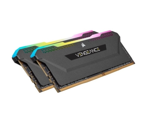 Aucune photo du produit CORSAIR VENGEANCE RGB PRO SL 32 Go  ( 2 x 16Go ) DDR4 PC-3200 CL16 NOIR