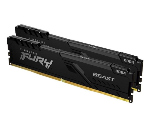 KINGSTON 16G (2x8G) D4 3600Mhz FURY Beast Black