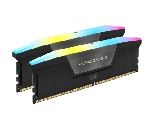 Corsair Vengeance RGB 32 Go ( 2 x 16 Go ) DDR5 PC-6400 CL32 (CMH32GX5M2B6400C32).