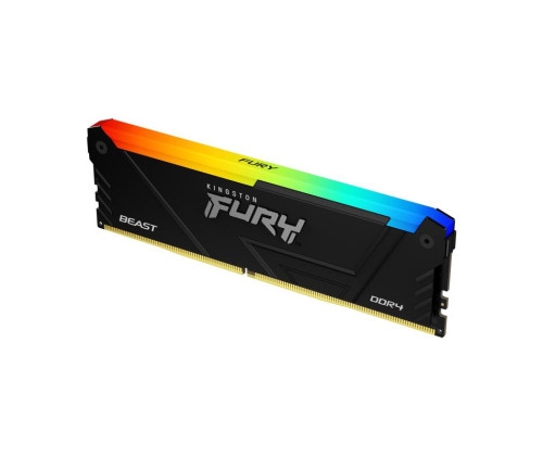 Aucune photo du produit KINGSTON 8 Go ( 1 x 8 Go ) DDR4 PC-3200 CL16 FURY Beast RGB