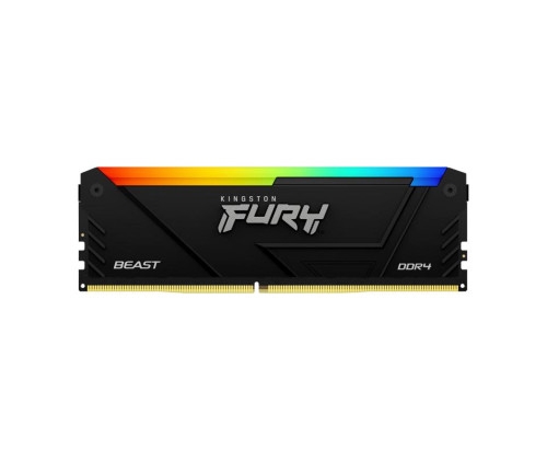 KINGSTON 8 Go ( 1 x 8 Go ) DDR4 PC-3200 CL16 FURY Beast RGB (KF432C16BB2A/8).