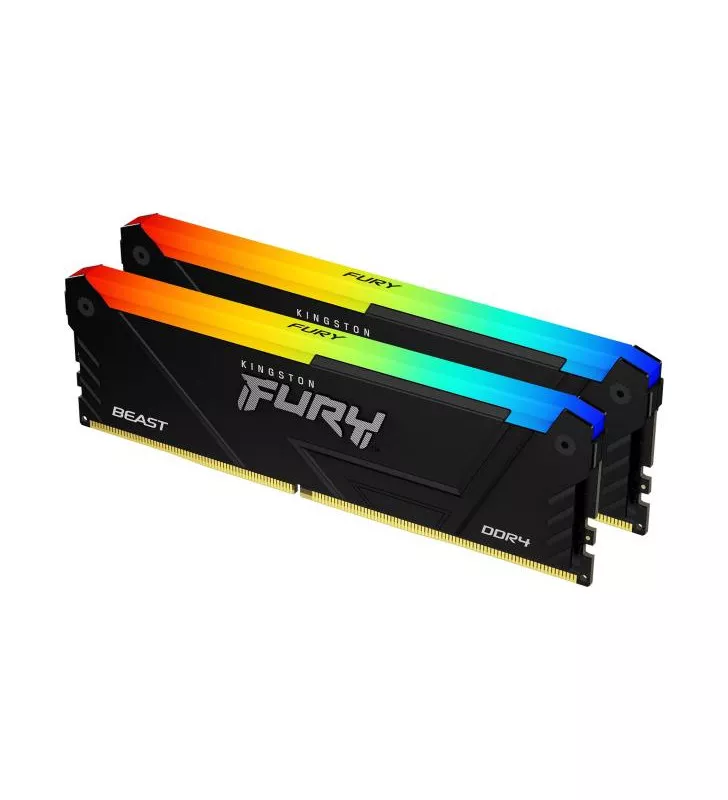 Kingston Technology FURY 16GB 3600MT/s DDR4 CL17 DIMM (Kit de 2x8 Go) Beast RGB