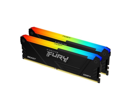 Kingston FURY Beast RGB 32 Go ( 2 x 16 Go ) DDR4 PC-3600 CL18 (KF436C18BB2AK2/32).