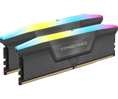 Corsair Vengeance RGB 32 Go ( 2 x 16 Go ) DDR5 PC-6000 CL36 (CMH32GX5M2E6000Z36).