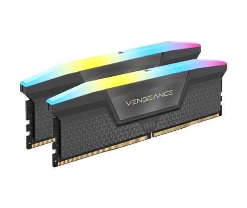 Corsair Vengeance RGB 64 Go ( 2 x 32 Go ) DDR5 PC-6000 CL30 (CMH64GX5M2B6000Z30).