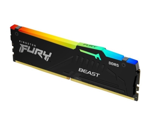 Kingston Technology FURY Beast RGB EXPO 16 Go ( 1 x 16 Go ) DDR5 PC-6400 CL32 (KF564C32BBEA-16).