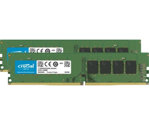 CRUCIAL 32 Go ( 2 x 16 Go ) DDR4 PC-3200 CL22 (CT2K16G4DFRA32A).