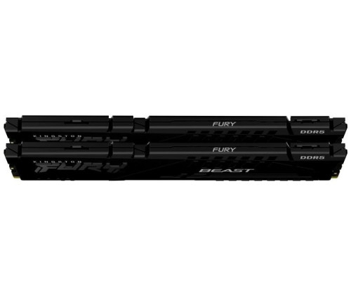 Aucune photo du produit Kingston Technology FURY Beast 64 Go ( 2 x 32 Go ) DDR5 PC-6000 CL30 Black EXPO