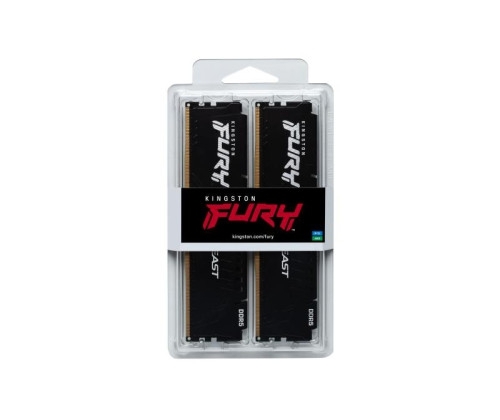 Aucune photo du produit Kingston Technology FURY Beast 32 Go ( 2 x 16 Go ) DDR5 PC-6000 CL30 Black EXPO