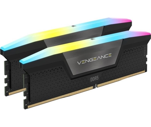 Corsair Vengeance RGB 32 Go ( 2 x 16 Go ) DDR5 PC-6000 CL38 (CMH32GX5M2B6000C38).