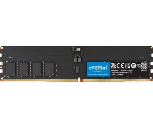 Crucial 32 Go ( 1 x 32 Go ) DDR5 PC-6400 CL52 (CT32G64C52CU5).