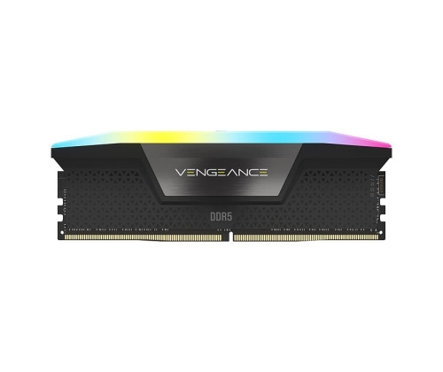 CORSAIR VENGEANCE RGB 8 Go ( 1 x 8 Go ) DDR5 PC-5200 CL40 BLACK (CMH8GX5M1B5200C40).