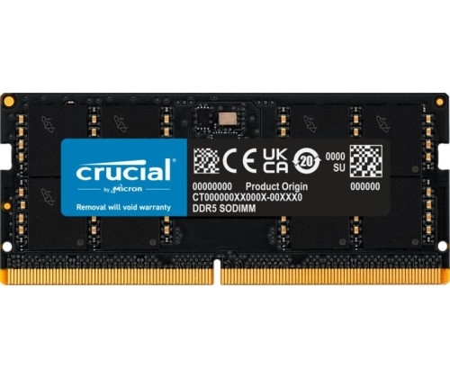 Crucial SODIMM 32 Go ( 1 x 32 Go ) DDR5 PC-5600 CL46 (CT32G56C46S5).