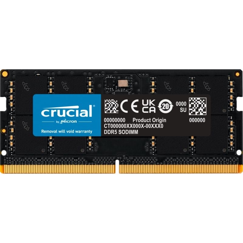 CRUCIAL SODIMM 32Go ( 1x32Go ) DDR5 PC-5600 CL46 (CT32G56C46S5T).
