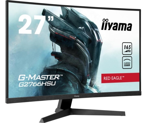 IIYAMA G-MASTER Red Eagle G2766HSU-B1, Moniteur 27'' FullHD 165hz, 1ms, INCURVE, 2 x HDMI   1 x DP.